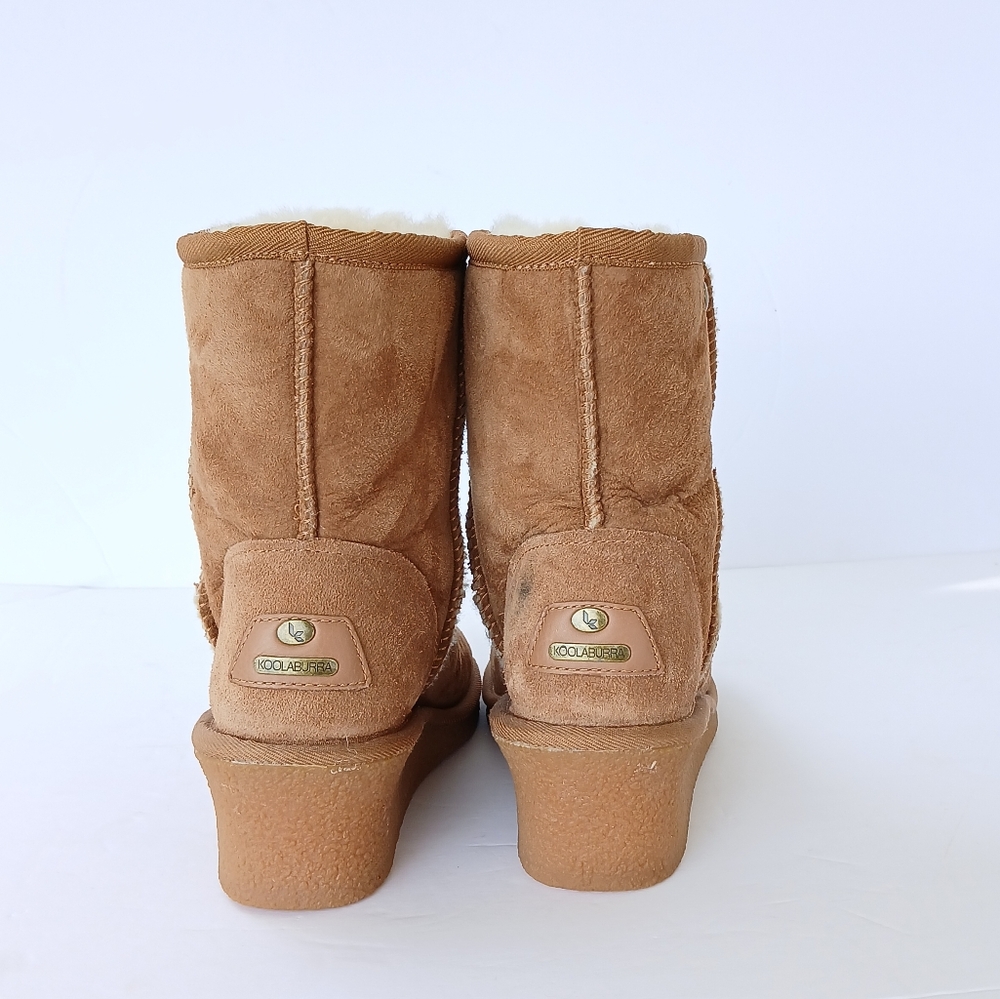 Koolaburra By Ugg Shearling Style Wedge Boot - image 4